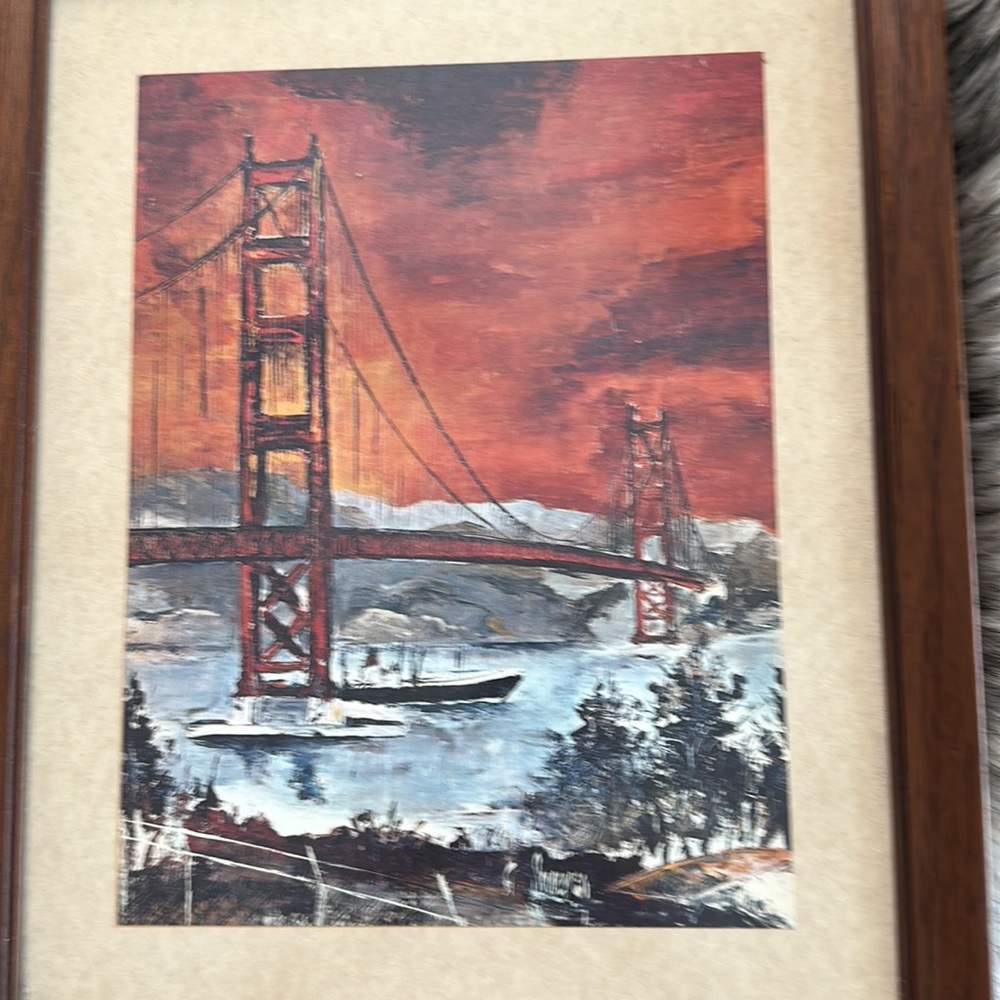 Vintage Pair of San Francisco Gems - Artist G. Soubeyran - Picture 6 of 15